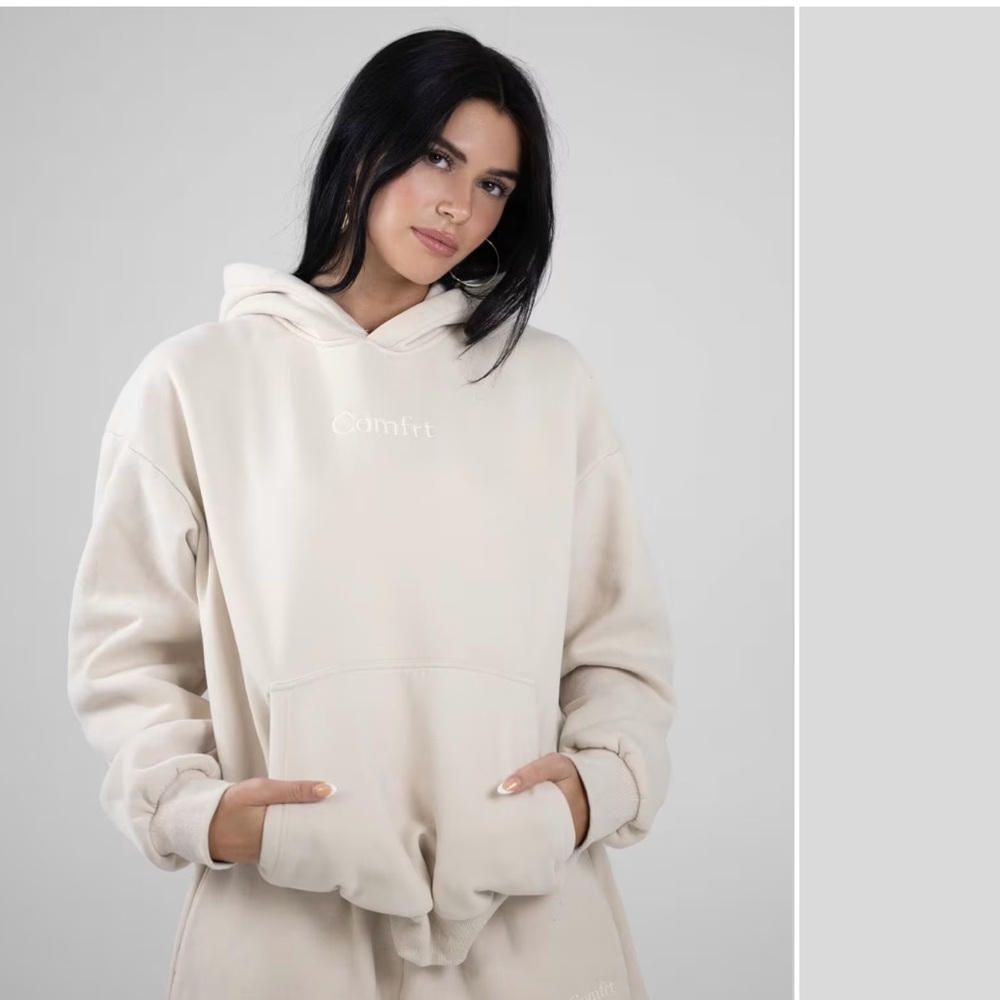 Comfrt Cream Hoodie
